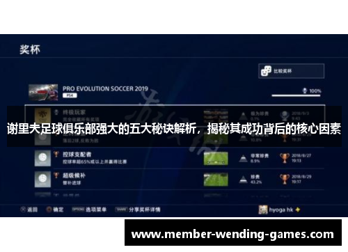 谢里夫足球俱乐部强大的五大秘诀解析,揭秘其成功背后的核心因素 谢里夫足球俱乐部强大的五大秘诀解析,揭秘其成功背后的核心因素